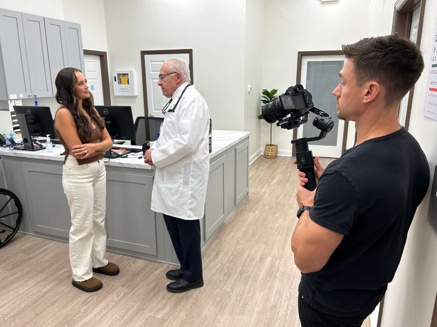 Medical video production set by Keith Edward Productions